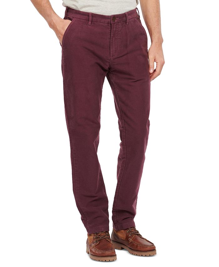 Barbour Men's Neuston Slim-Fit Moleskin Pants - Macy's