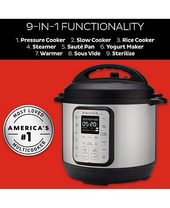 Crux 8-Qt. 10-In-1 Instant Programmable Multi-Cooker 14721, Created for  Macy's - Macy's