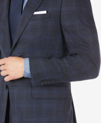 calvin klein windowpane suit