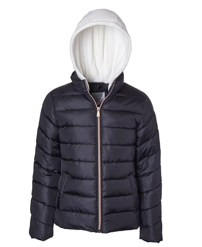 Kensie Girl Big Girls Packable Puffer Hooded Jacket - Macy's