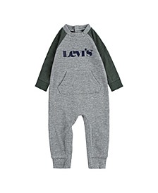 Baby Boys Colorblocked Coveralls