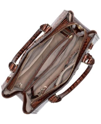 Finley Medium Leather Satchel Bag