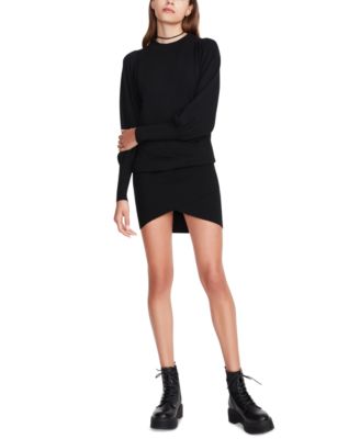 Betsey Johnson - Wrap-Front Sweater Dress