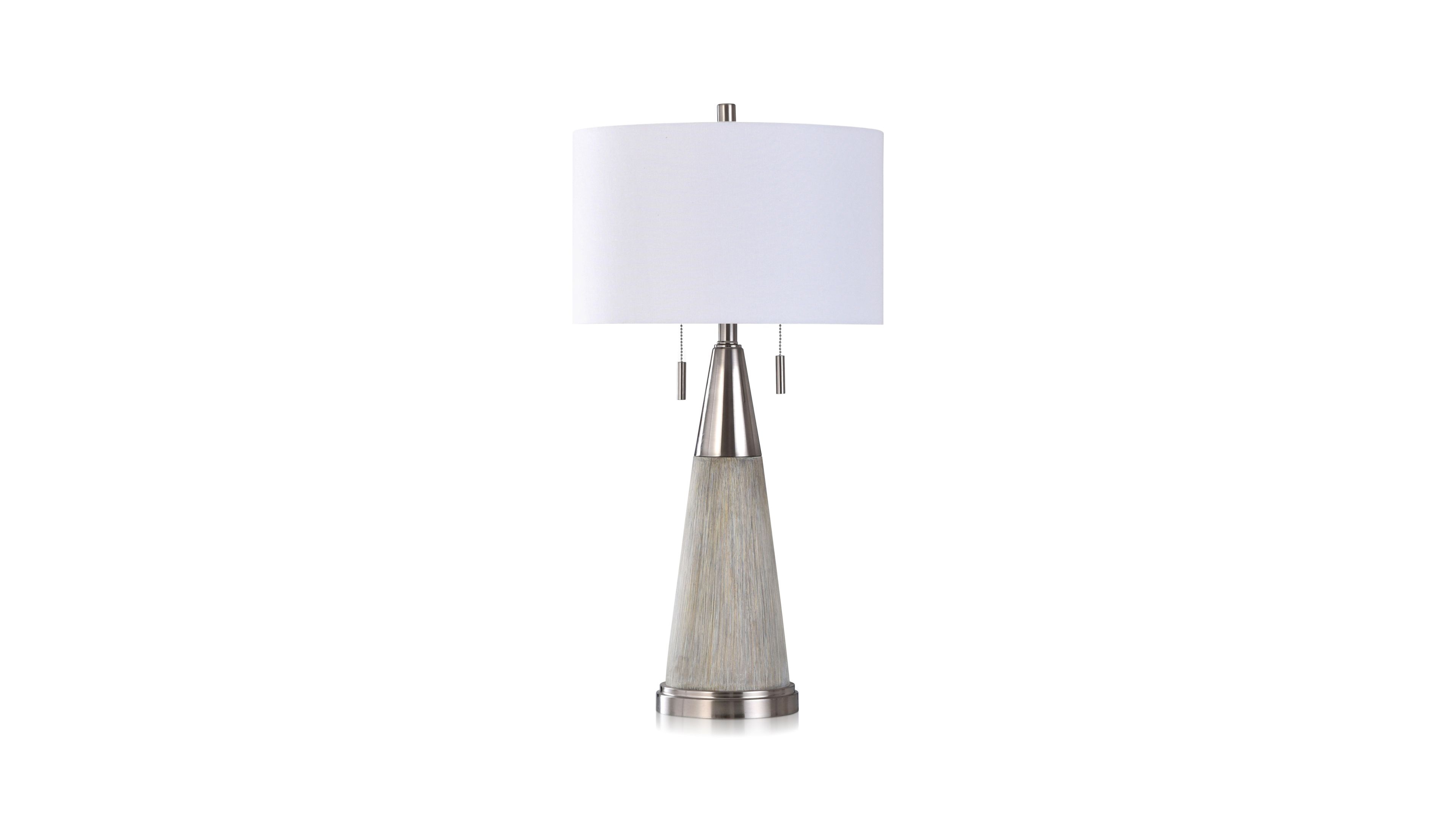 Round Tapered Molded Table Lamp