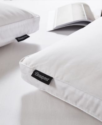 Beautyrest Feather & Down Fiber Firm 2-Pack Pillow, Jumbo