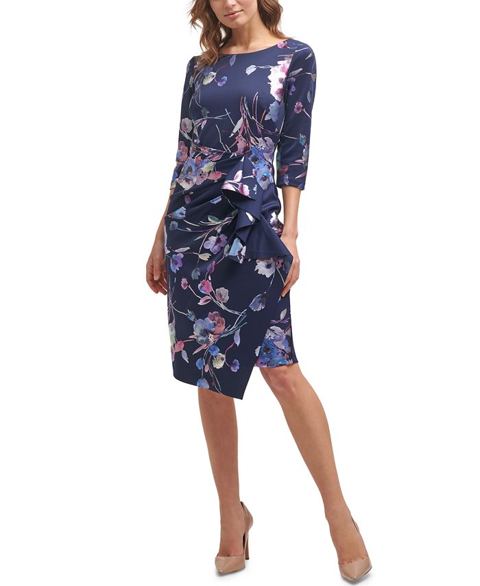 Jessica Howard Petite Floral-Print Sheath Dress - Macy's
