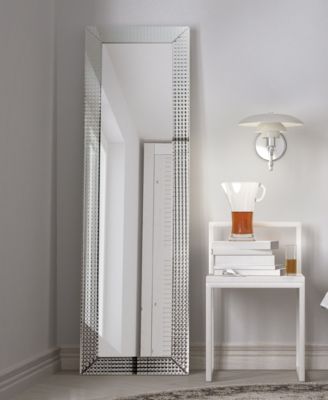 Solid Wood Frame Covered with Beveled Prism Mirror - 64" x 18"