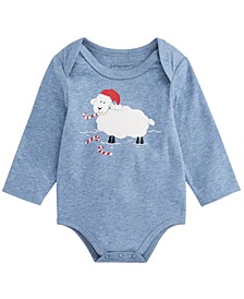 Baby Boys Soft Sheep Bodysuit, Created for Macy's 