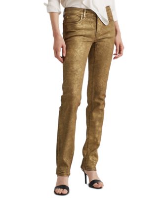 ralph lauren metallic jeans