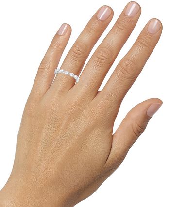 Macy's - Diamond Pear Band (2 ct. t.w.) in 14k White Gold