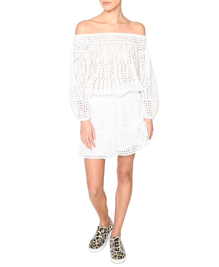 Nicole miller off the top shoulder dress