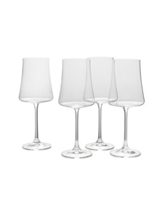 Aline White Wine Glasses, Set of 4