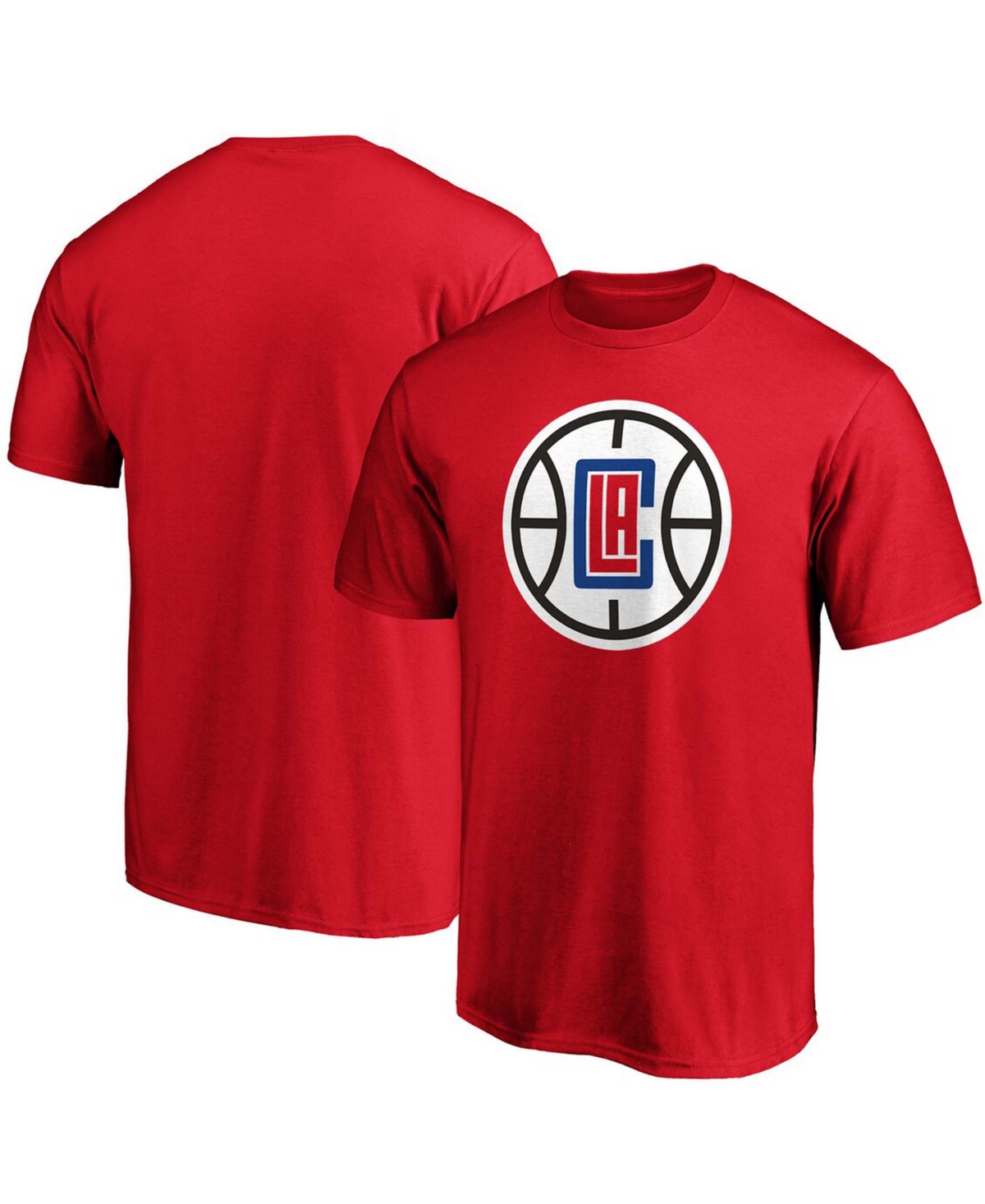 Men's Red La Clippers Primary Team Logo T-shirt - Red