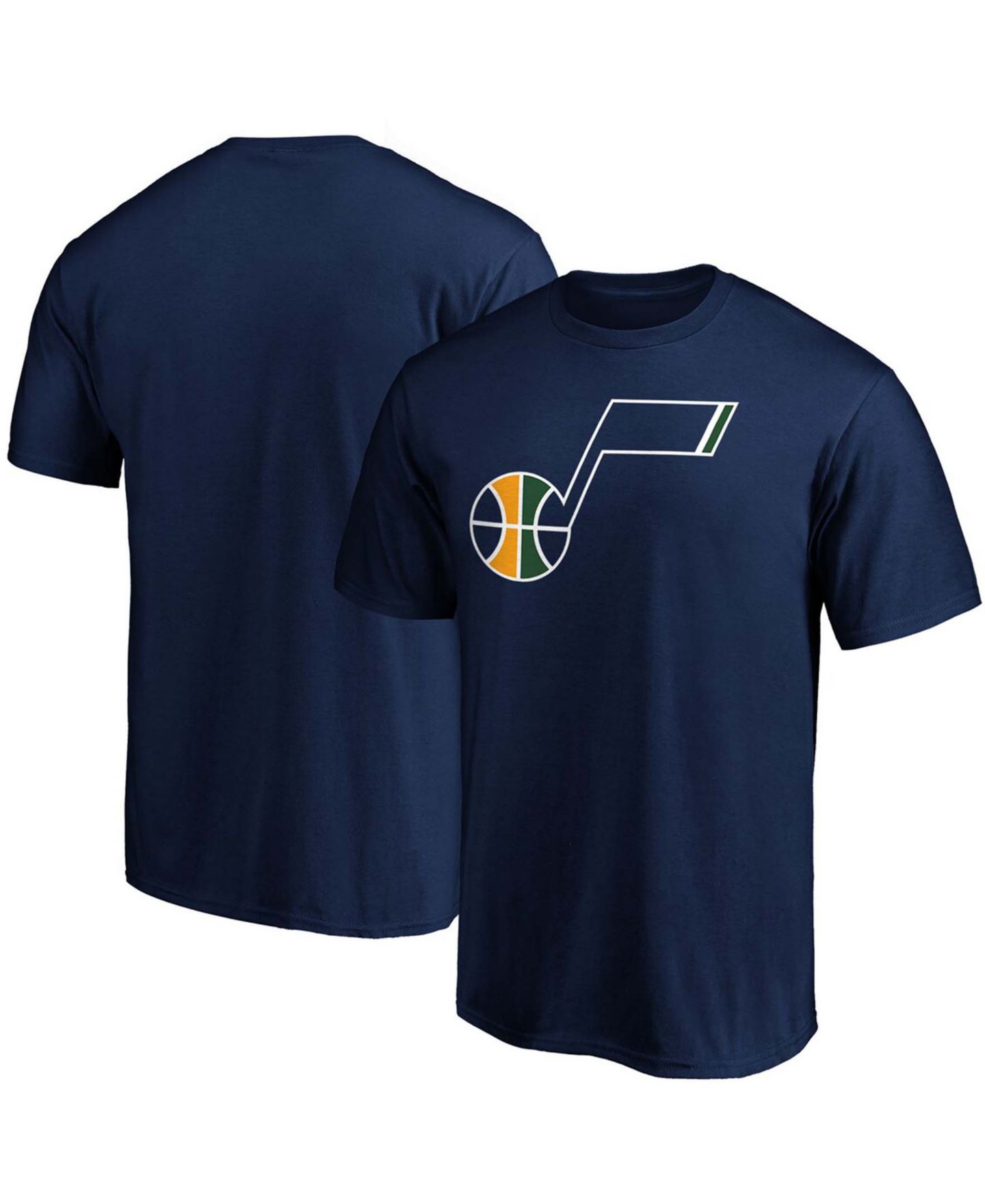 Мужская футболка Fanatics Navy Utah Jazz Primary Team Logo — фото 1