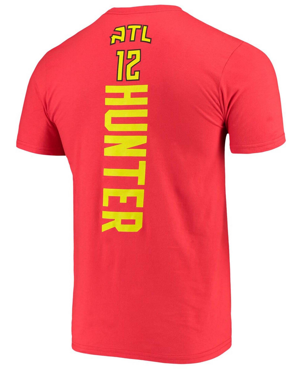 Men's De'Andre HunterAtlanta Hawks Playmaker Name and Number Logo T-shirt - Red