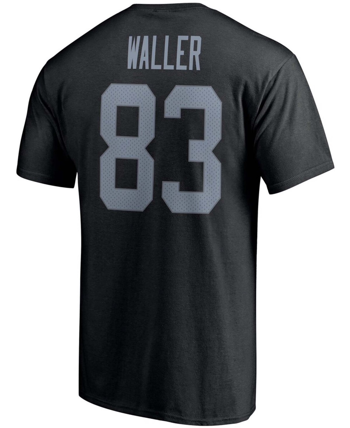 Men's Darren WallerLas Vegas Raiders Player Icon Name and Number T-shirt - Black