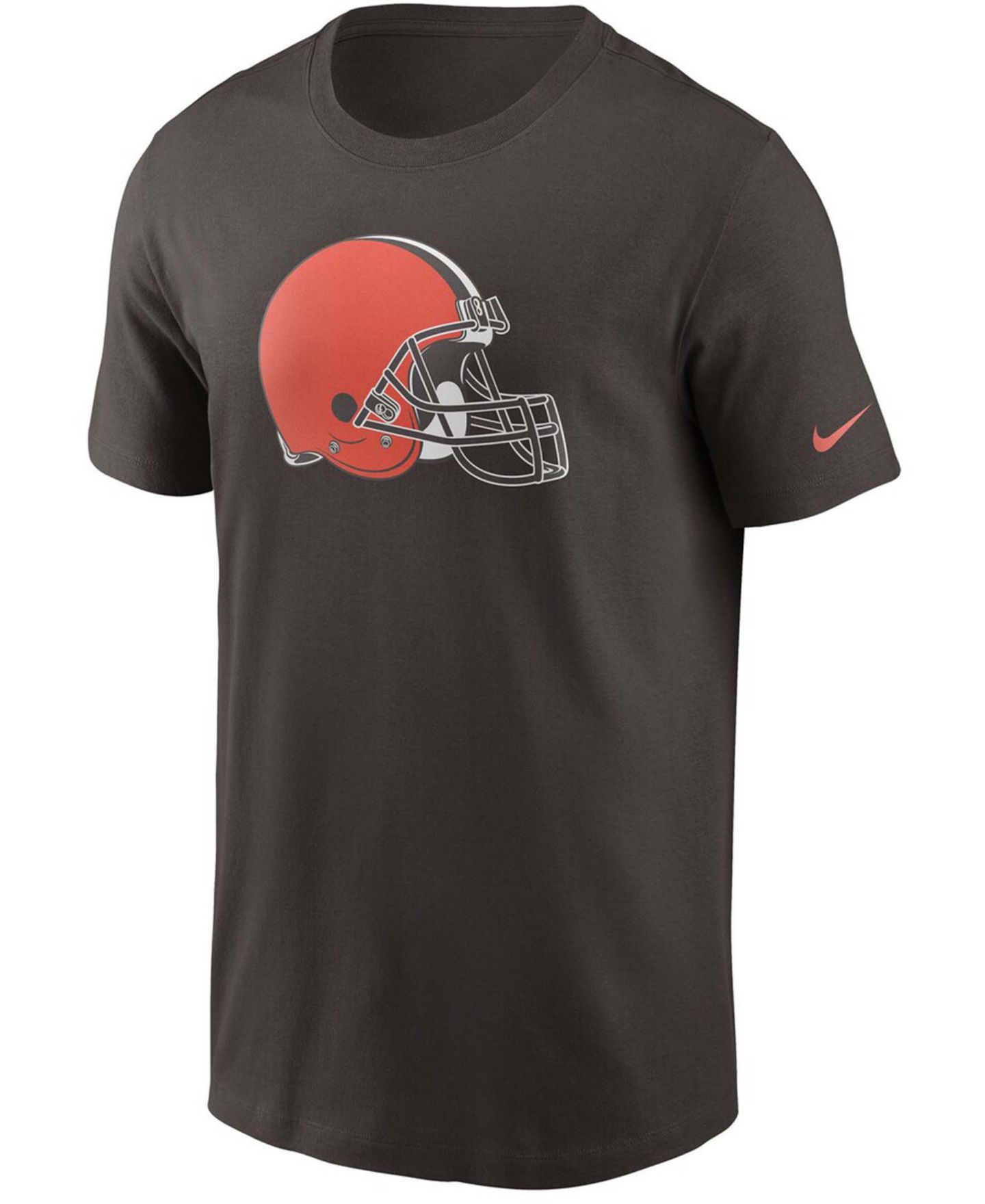 Мужская футболка Nike Brown Cleveland Browns Primary Logo — фото 2