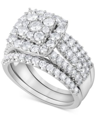 Macy's - Diamond Bridal Set (2 ct. t.w.) in 14k White Gold