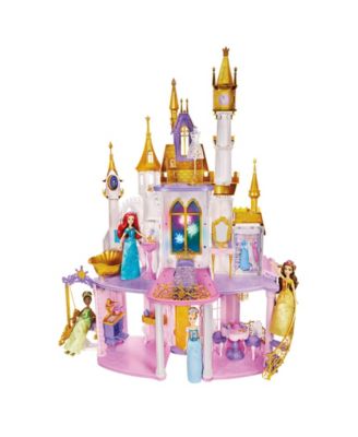 Disney Princess Ultimate Celebration Castle Set, 4" Tall Doll House