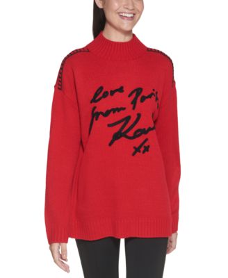 Love From Paris High-Neck Sweater