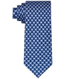 Men's Fox Print Silk Slim Tie