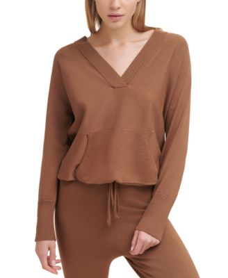 sweater with drawstring waist