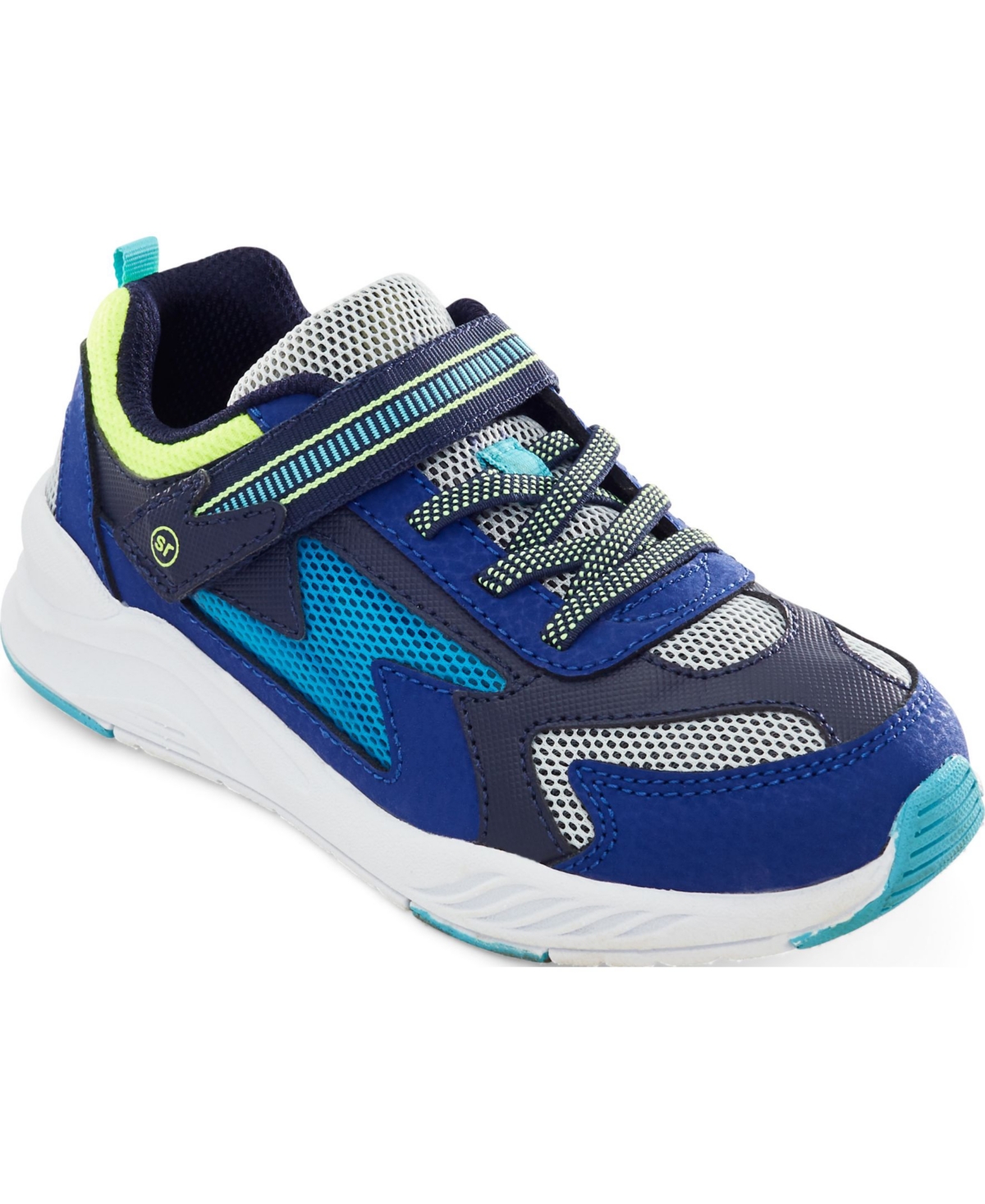 Stride Rite Toddler Boys Lighted Cosmic Sneakers In Navy Multi