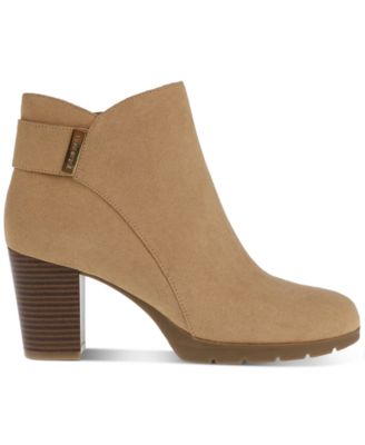 Rina Stacked Heel Dress Booties