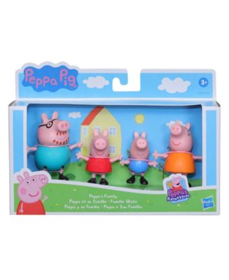 Peppa Pig Pep Family Figure Set, 4 Piece