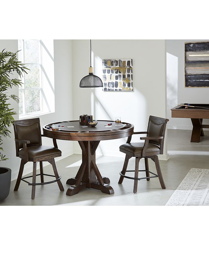 Furniture Pawling Counter Height Convertible Game Table Macy's