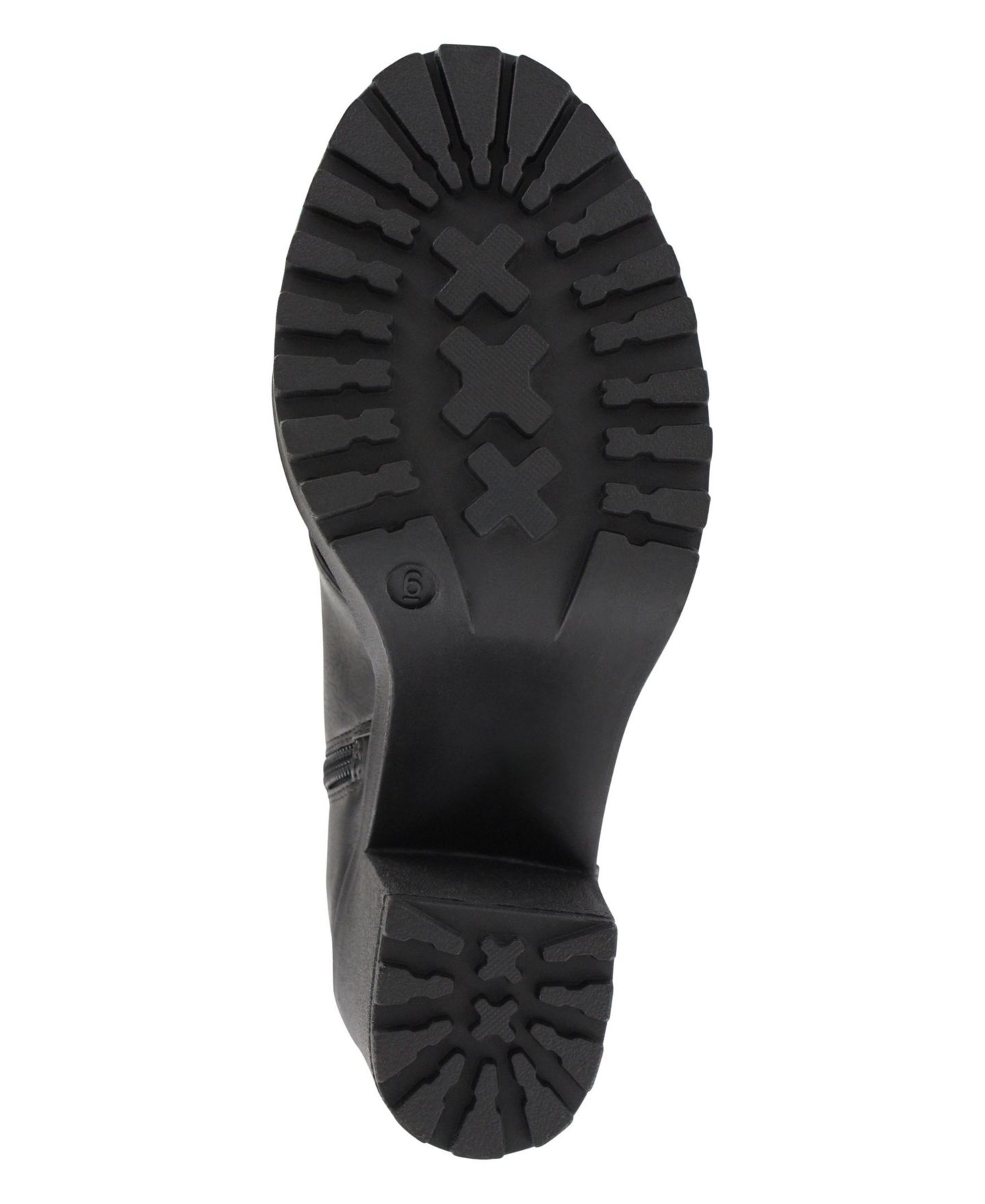Женские ботинки MIA Annamaria Block Heel Lug Sole Biker, цвет: Чёрный — фото 5