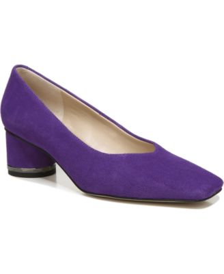 dark purple pumps