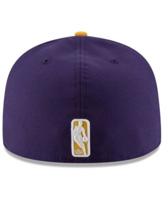 Men's Los Angeles Lakers Official Team Color 2Tone 59FIFTY Fitted Cap