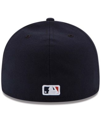 Men's Navy/Orange Houston Astros Road Authentic Collection On Field 59FIFTY Performance Fitted Hat