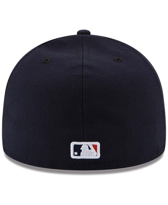 New Era - Men's Navy/Orange Houston Astros Road Authentic Collection On Field 59FIFTY Performance Fitted Hat