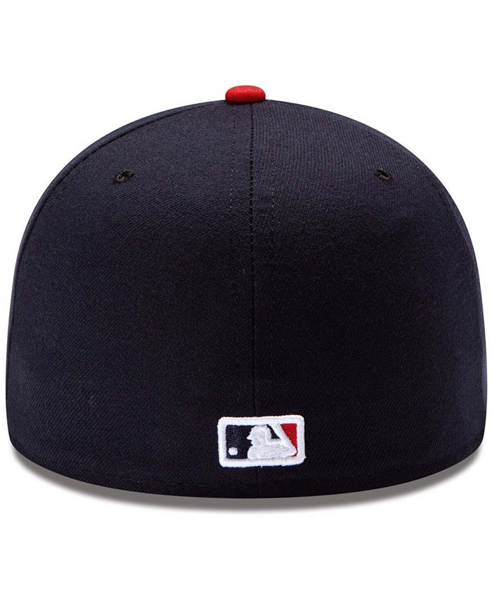 New Era - Men's Navy/Red Atlanta Braves Home Authentic Collection On-Field 59FIFTY Fitted Hat