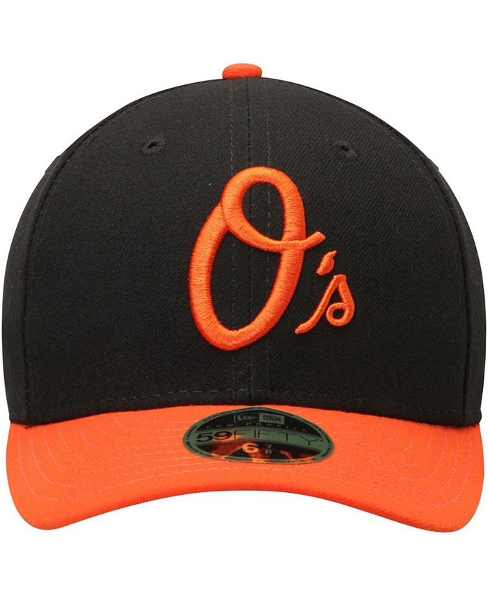 New Era Men's Black/Orange Baltimore Orioles Alternate 2 Authentic ...