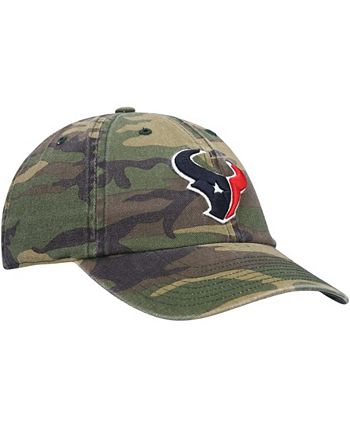 47 Brand '47 Men's Camo Houston Texans Woodland Clean Up Adjustable Hat -  Macy's