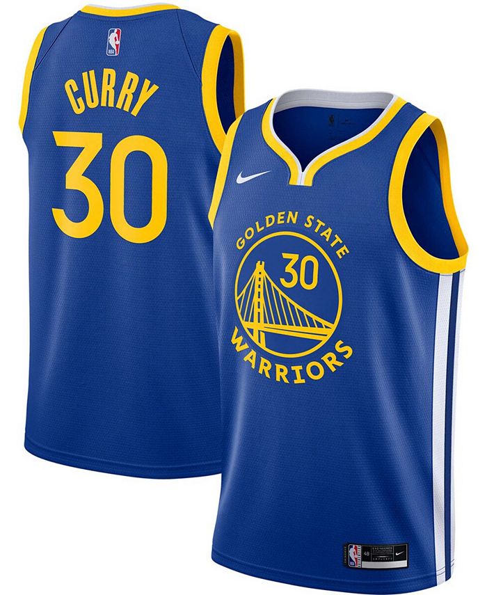 Golden State Warriors Stephen Curry Adidas Reebok Royal Blue T Shirt