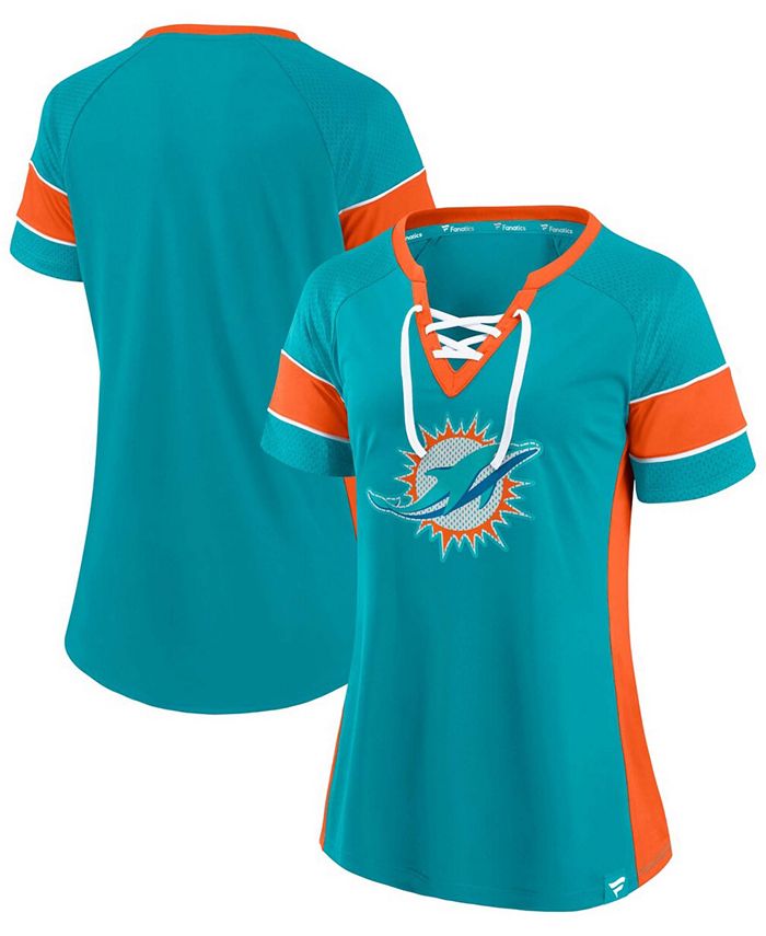 Men's Fanatics Branded Aqua/White Miami Dolphins Long and Short