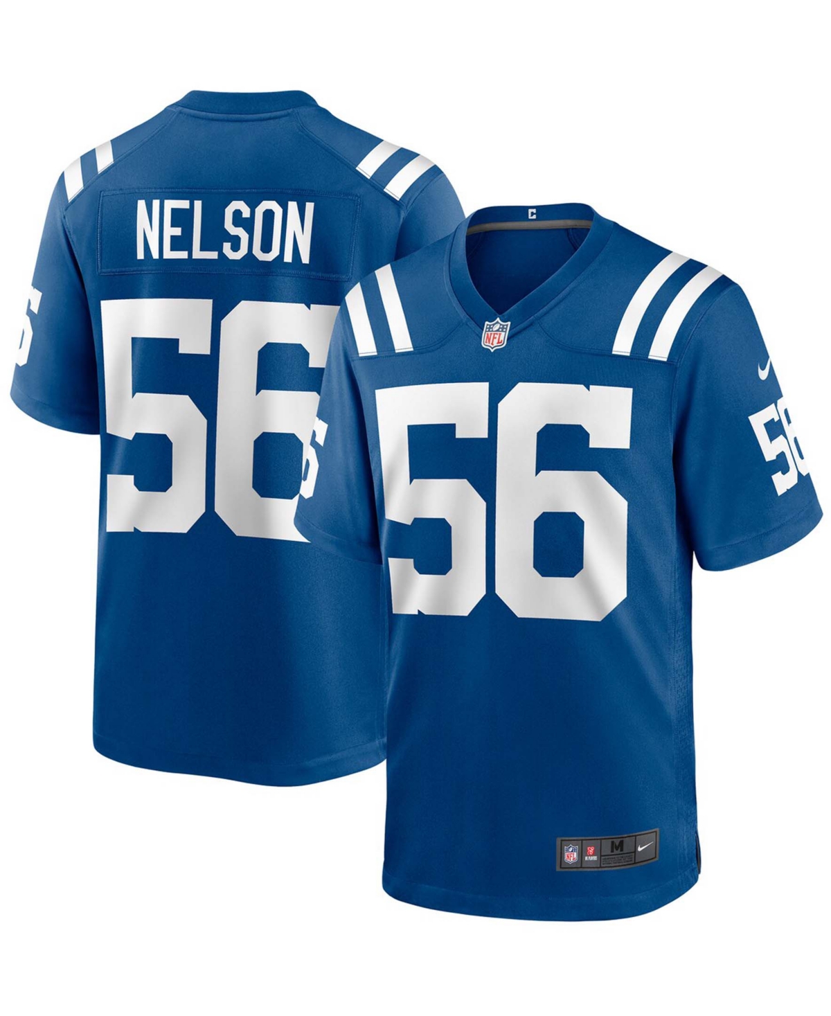 Nike Men's Quenton Nelson Royal Indianapolis Colts Player Game Jersey