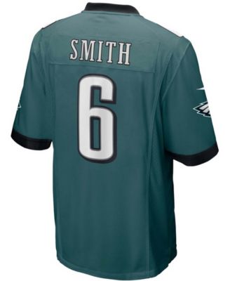 Men's DeVonta Smith Midnight Green Philadelphia Eagles NFL Draft First Round Pick Game Jersey
