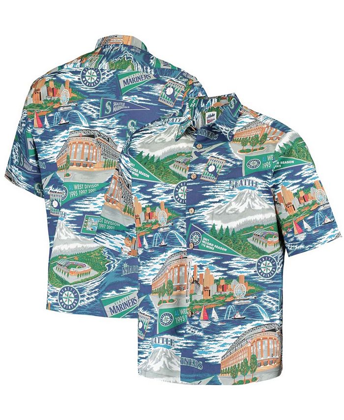 Reyn Spooner Men's Seattle Mariners Scenic Button-Up Shirt - Macy's