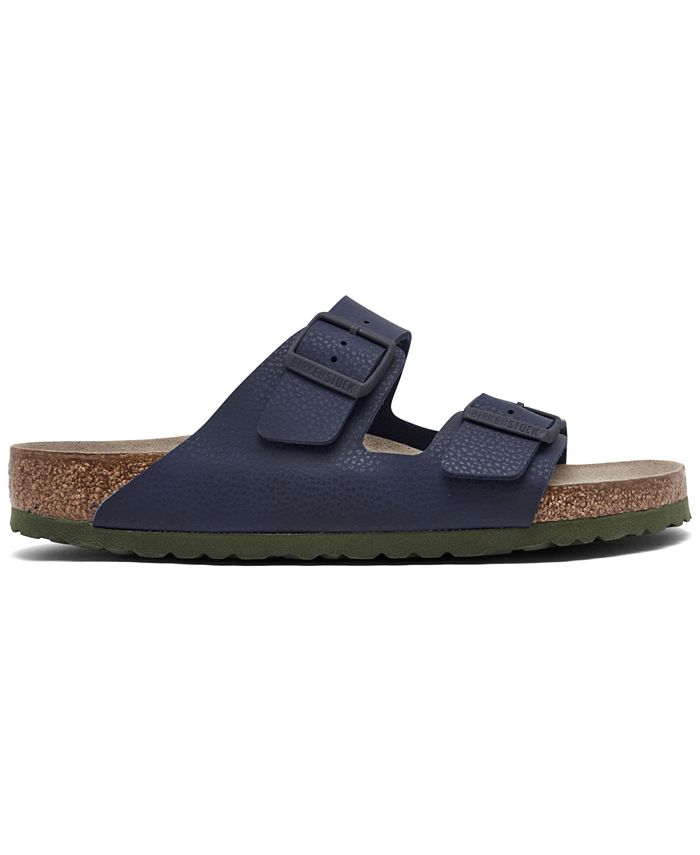 Birkenstock Men's Arizona Birko-Flor Soft Foot bed Two-Strap Sandals ...