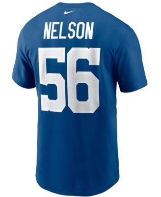 Men's Quenton Nelson Royal Indianapolis Colts Name and Number T-shirt