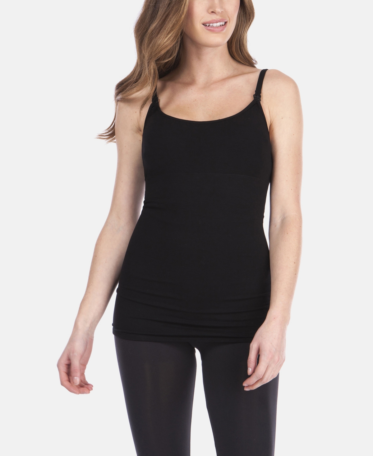 Shop Seraphine Women's Post Maternity Shaping Nursing Top In Black