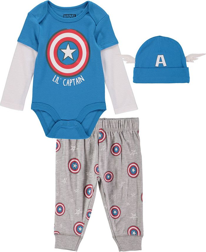 Happy Threads Baby Boys Marvel Bodysuit and Pant Set Macy's