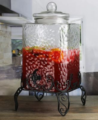 Homestead 2.5 Gallon Beverage Dispenser with Metal Stand