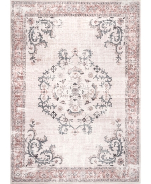 Nuloom Aurora Hjau14a Machine-washable 5' X 8' Area Rug In Silver-tone