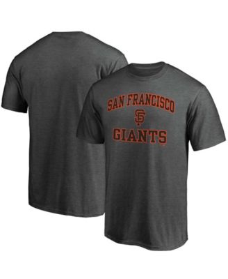 Men's Charcoal San Francisco Giants Heart Soul T-shirt